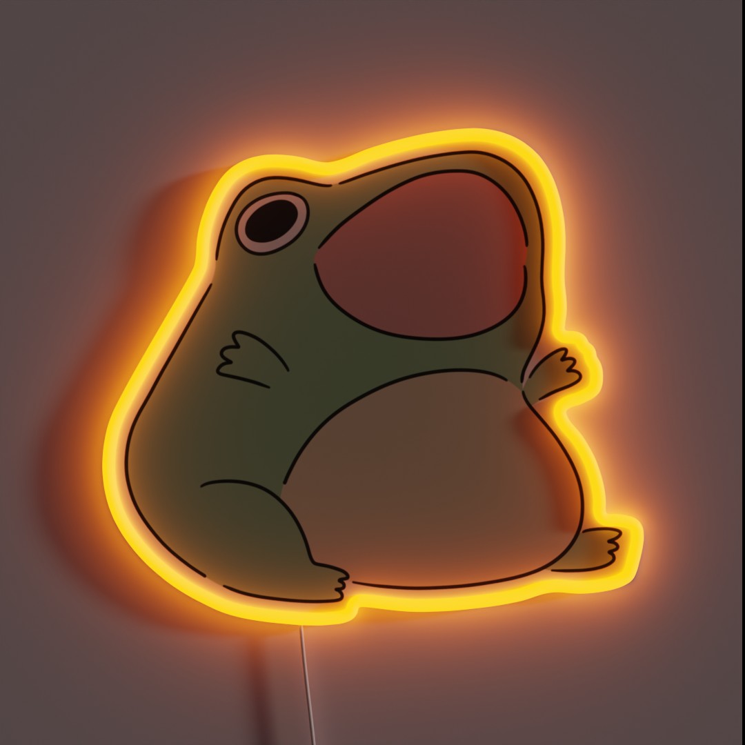 Screaming Froggy RGB Neon Sign Screaming Froggy RGB Neon Sign