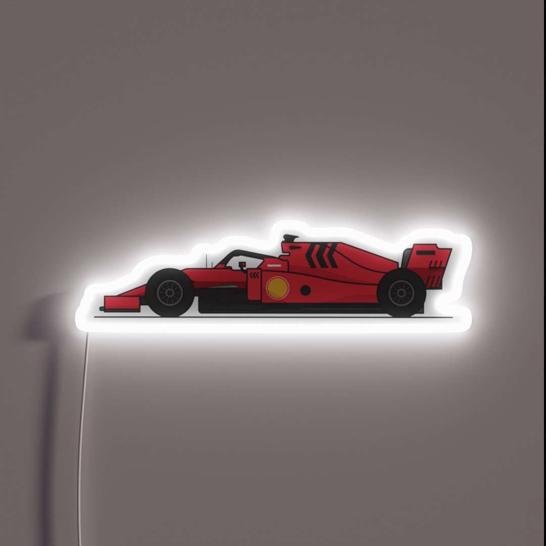 Scuderia Formula Car RGB Neon Sign Scuderia Formula Car RGB Neon Sign