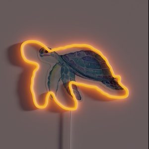 Sea Turtle RGB Neon Sign