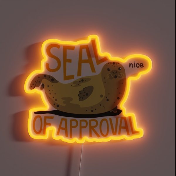 Seal Of Approval RGB Neon Sign
