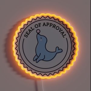 Seal Of Approval RGB Neon Sign Seal Of Approval RGB Neon Sign