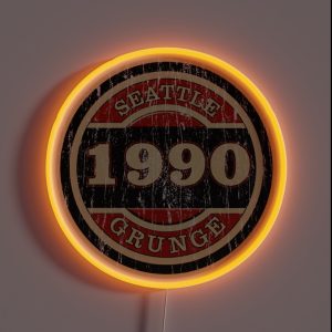 Seattle Grunge RGB Neon Sign
