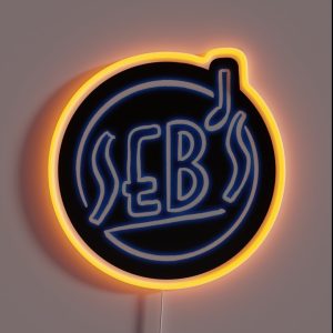 Seb S From La La Land Black RGB Neon Sign