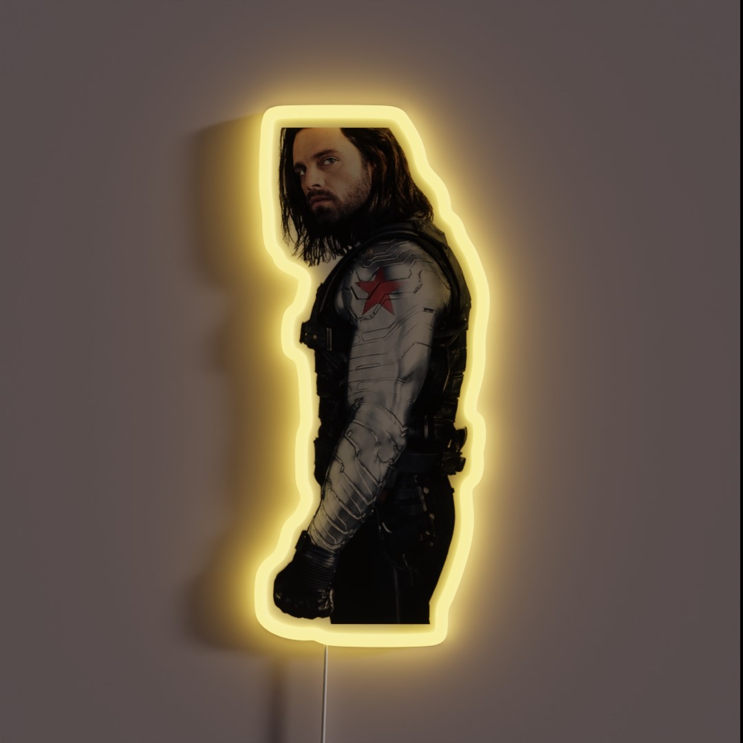 Sebastian Stan RGB Neon Sign Sebastian Stan RGB Neon Sign