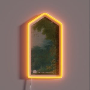 Secluded Garden Paint Chip Art Pantone Art RGB Neon Sign Secluded Garden Paint Chip Art Pantone Art RGB Neon Sign