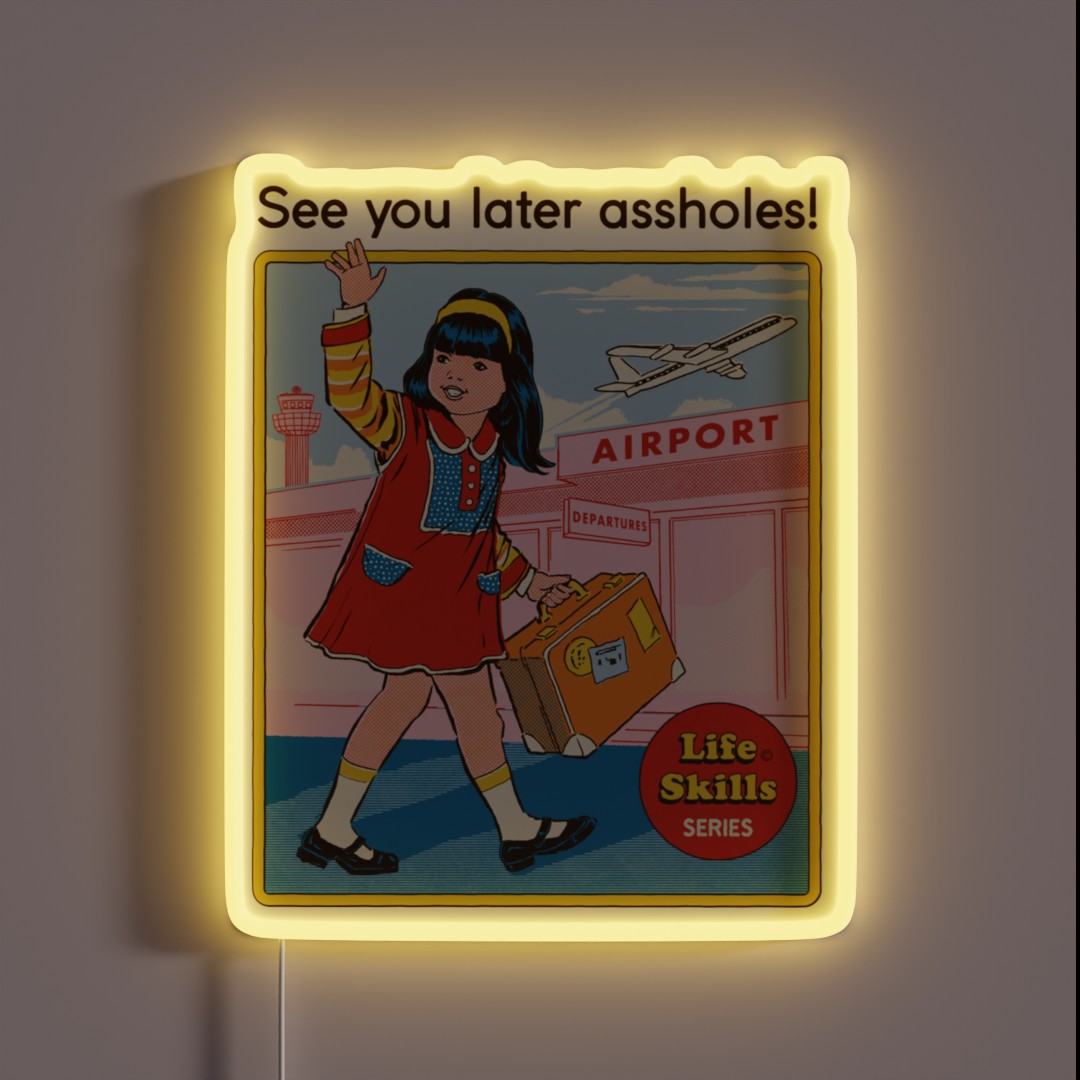 See You Later RGB Neon Sign See You Later RGB Neon Sign