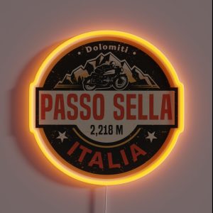 Sella Pass Italy RGB Neon Sign