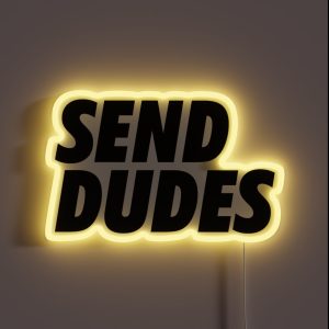 Send Dudes RGB Neon Sign Send Dudes RGB Neon Sign