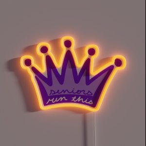 Seniors Crown RGB Neon Sign