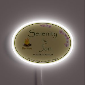 Serenity RGB Neon Sign Serenity RGB Neon Sign