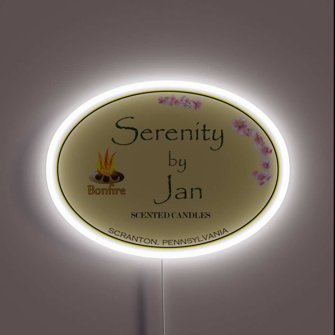 Serenity RGB Neon Sign Serenity RGB Neon Sign