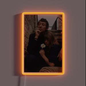 Serge Gainsbourg And Jane Birkin RGB Neon Sign Serge Gainsbourg And Jane Birkin RGB Neon Sign