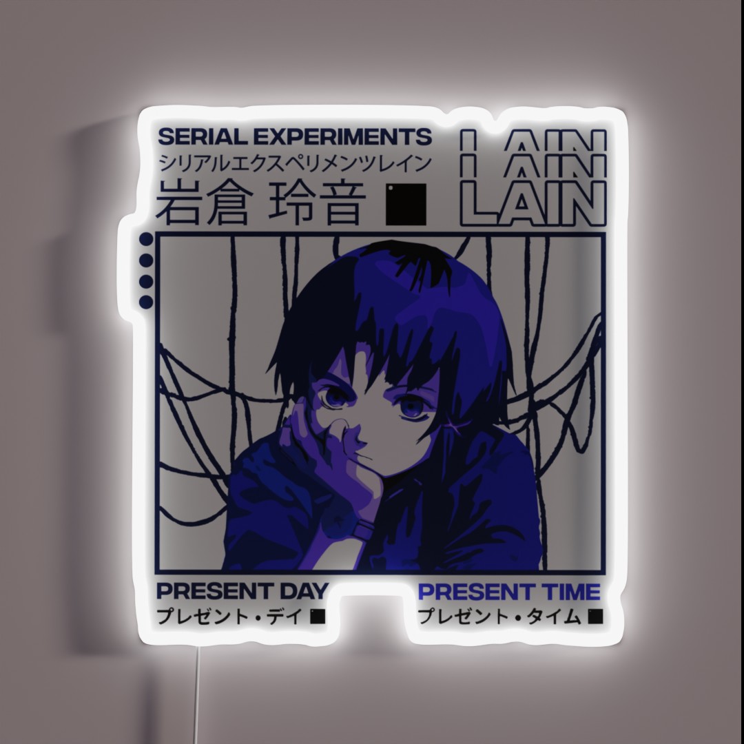 Serial Experiments Lain RGB Neon Sign Serial Experiments Lain RGB Neon Sign