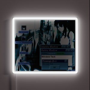 Serial Experiments Lain Webcore RGB Neon Sign
