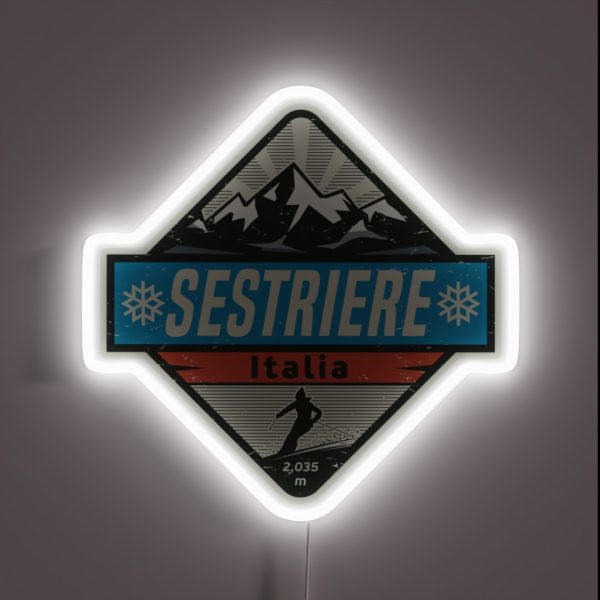 Sestriere Italy RGB Neon Sign
