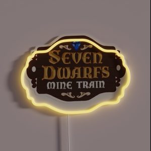 Seven Dwarfs Sign RGB Neon Sign