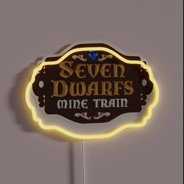 Seven Dwarfs Sign RGB Neon Sign