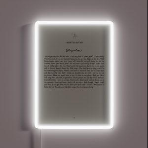 Seven Lyrics RGB Neon Sign