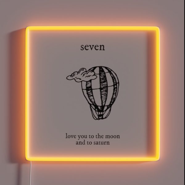 Seven RGB Neon Sign