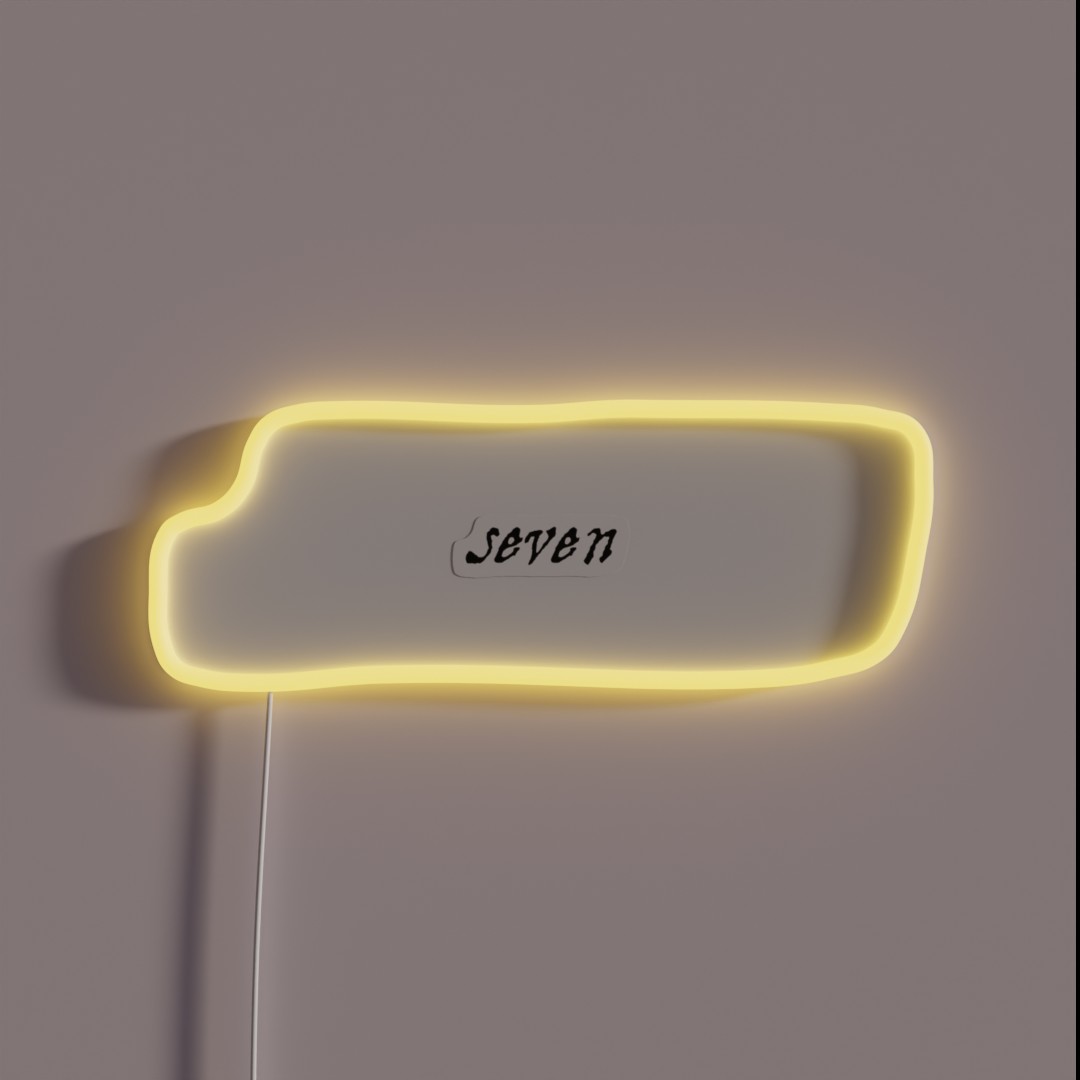 Seven RGB Neon Sign Seven RGB Neon Sign