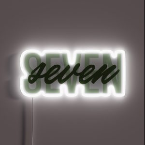Seven RGB Neon Sign