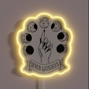 Seven Wonders RGB Neon Sign Seven Wonders RGB Neon Sign