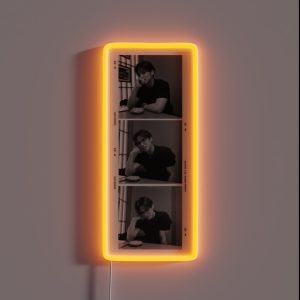 Seventeen Mingyu Photobooth RGB Neon Sign