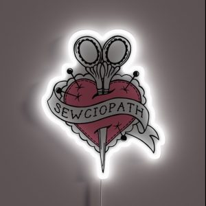 Sewciopath RGB Neon Sign