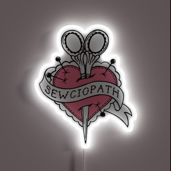 Sewciopath RGB Neon Sign