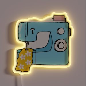 Sewing Machine RGB Neon Sign