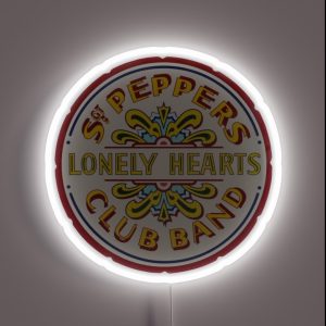 Sgt Peppers Lonely Hearts Club Band RGB Neon Sign