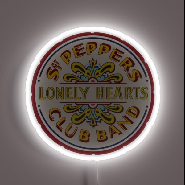 Sgt Peppers Lonely Hearts Club Band RGB Neon Sign