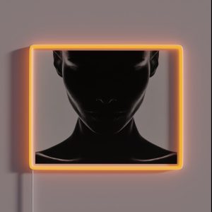 Shades Of Intrigue Dark Feminine Mystique Art RGB Neon Sign Shades Of Intrigue Dark Feminine Mystique Art RGB Neon Sign