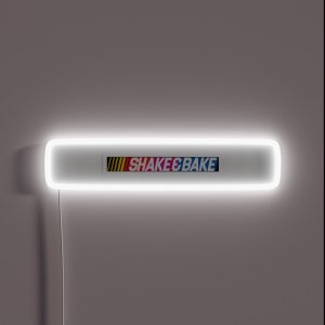 Shake And Bake Racing RGB Neon Sign Shake And Bake Racing RGB Neon Sign