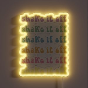 Shake It Off Hippie RGB Neon Sign