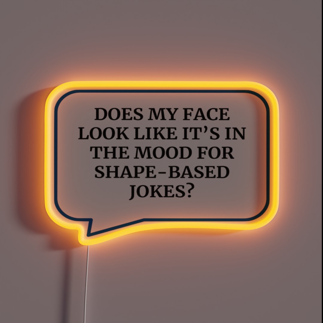 Shape Based Jokes RGB Neon Sign Shape Based Jokes RGB Neon Sign