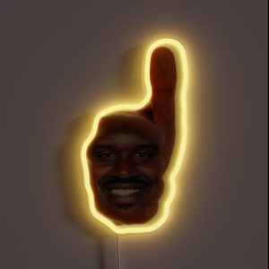 Shaq Thumbs Up RGB Neon Sign