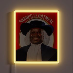 Shaquille Oatmeal RGB Neon Sign Shaquille Oatmeal RGB Neon Sign