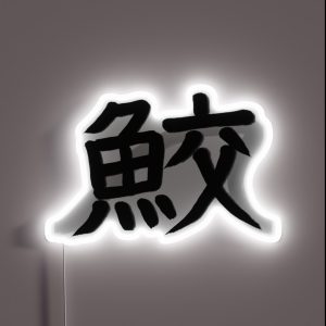 Shark Kanji RGB Neon Sign Shark Kanji RGB Neon Sign