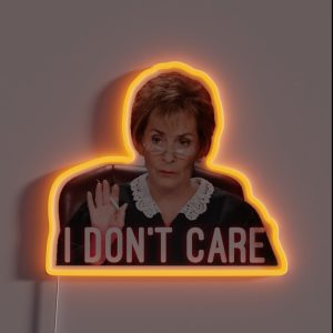 She Doesn T Care RGB Neon Sign