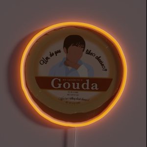 She S The Man 2006 Gouda Cheese RGB Neon Sign She S The Man 2006 Gouda Cheese RGB Neon Sign