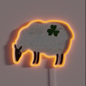 Sheep Of Ireland RGB Neon Sign