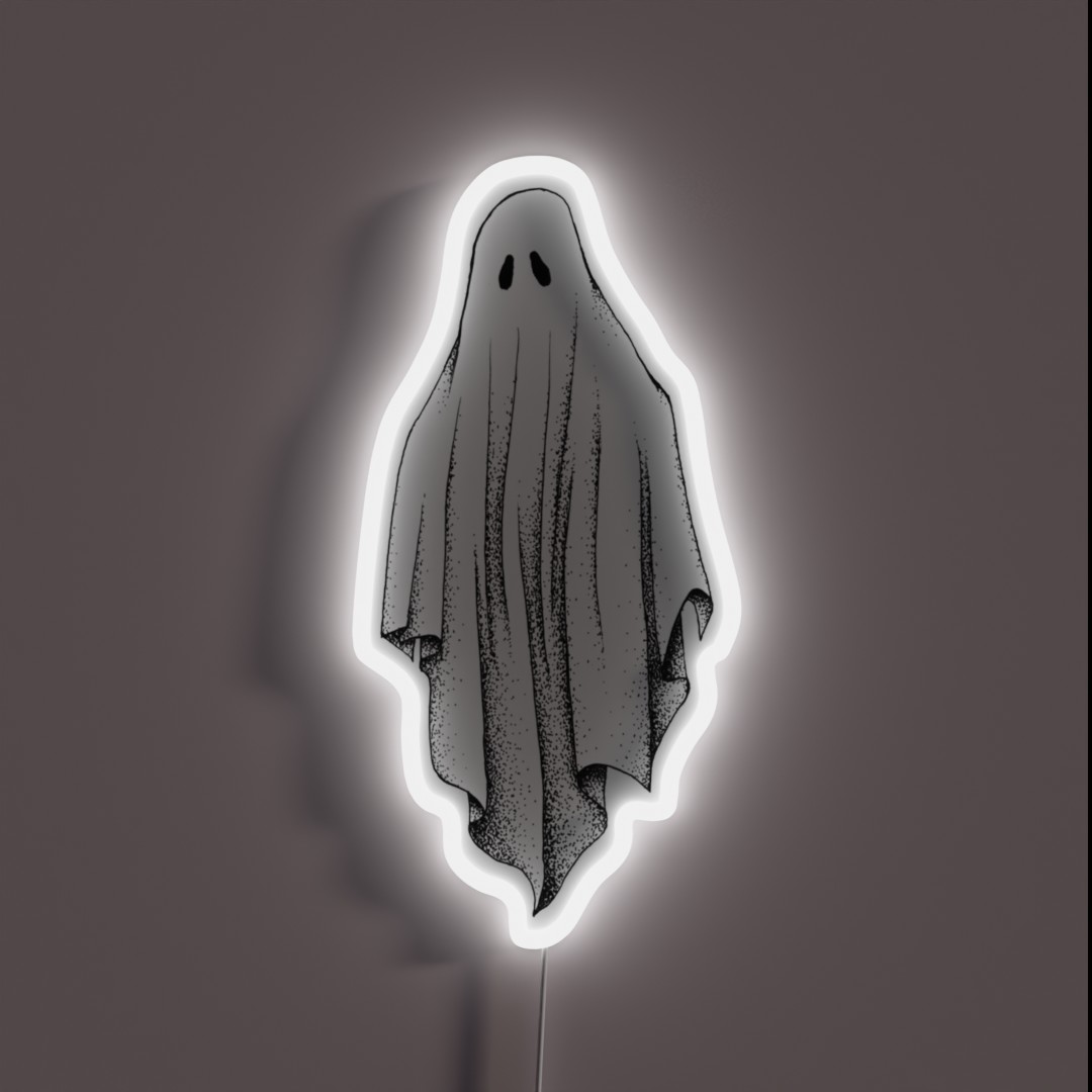 Sheet Ghost RGB Neon Sign Sheet Ghost RGB Neon Sign