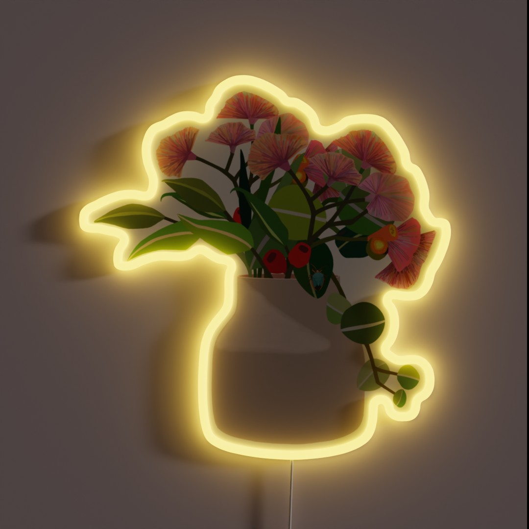 Shield Bug On The Leaf RGB Neon Sign Shield Bug On The Leaf RGB Neon Sign