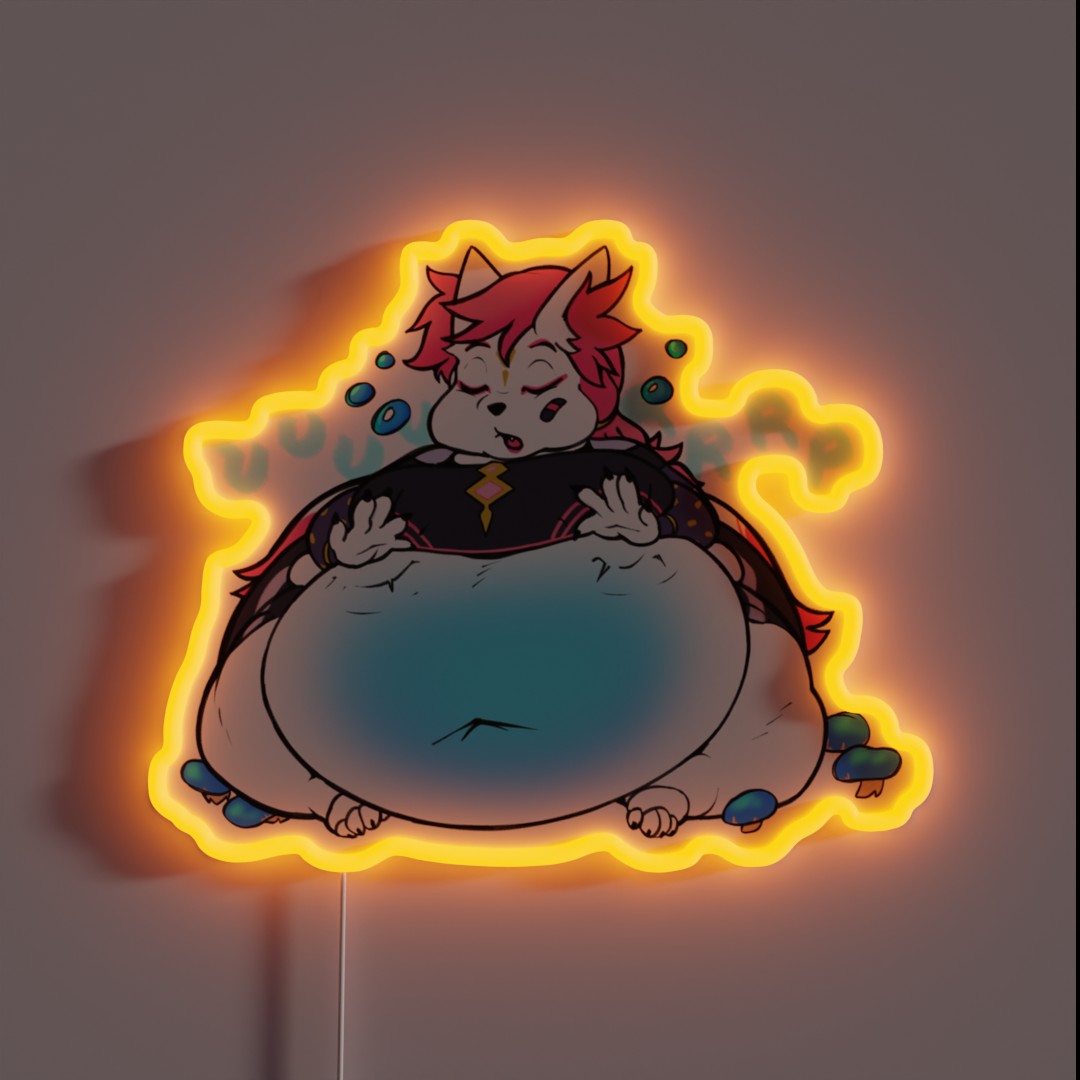 Shielded Up Kimiko RGB Neon Sign Shielded Up Kimiko RGB Neon Sign