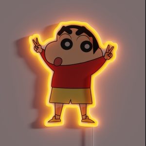 Shin Chan For President RGB Neon Sign