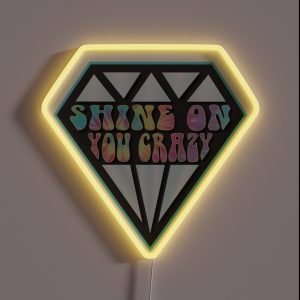 Shine On You Crazy Diamond Pink Floyd RGB Neon Sign