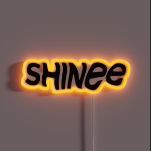 Shinee Logo Black Version RGB Neon Sign