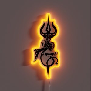 SHIVA TRIDENT RGB Neon Sign