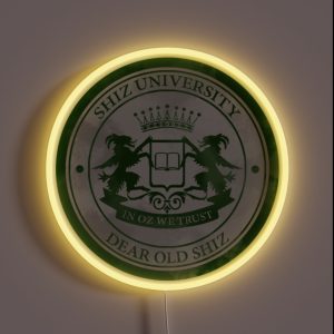 Shiz University Logo RGB Neon Sign